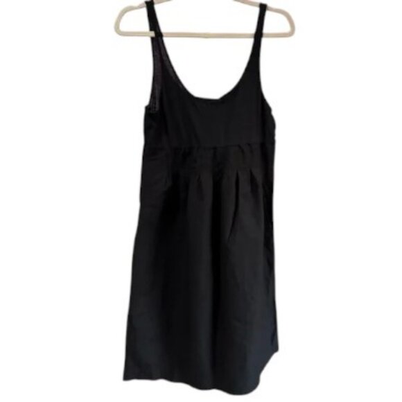 James Perse black tank mini dress size 3 - Picture 3 of 6